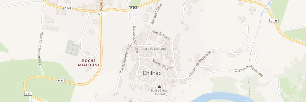 Plan du 5129 Le Bourg à Chilhac