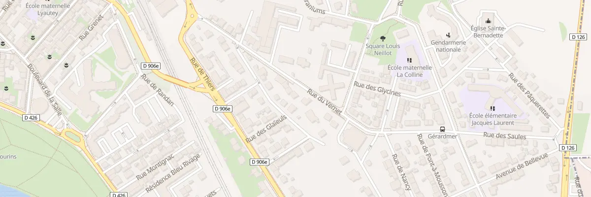 Plan du 26 Rue du Vernet à Vichy