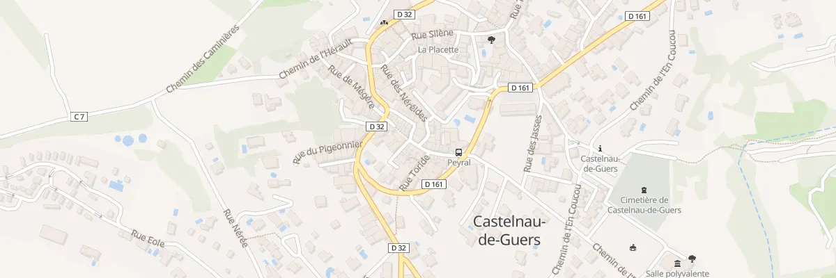 Plan du 34 Rue Parnasse à Castelnau-de-Guers