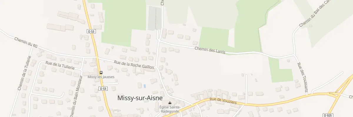 Plan du 6 Che des Larris à Soupir