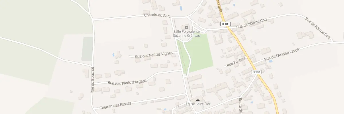 Plan du 5 Rue du Château à Looze
