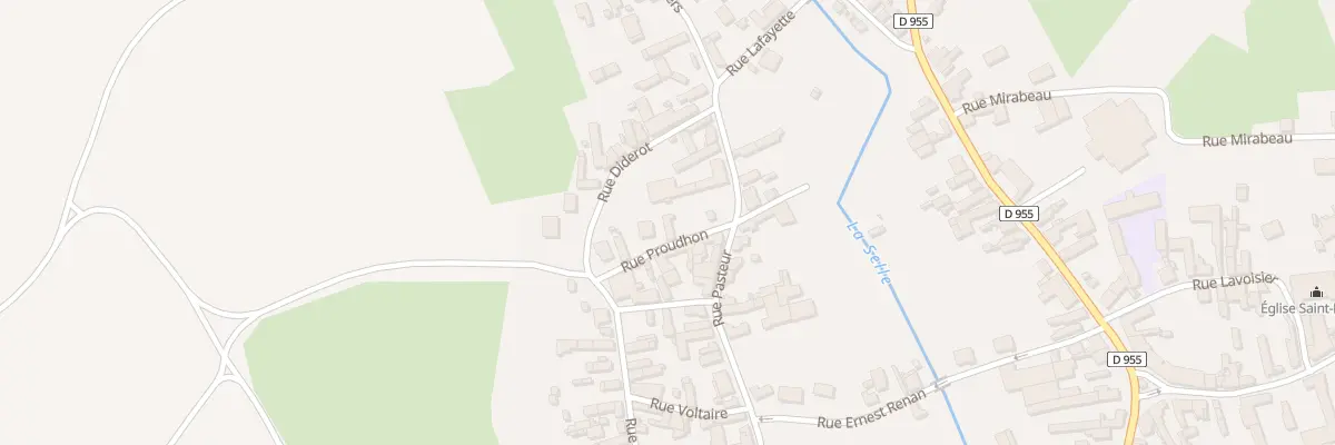 Plan du 4 Rue Proudhon à Saulzoir