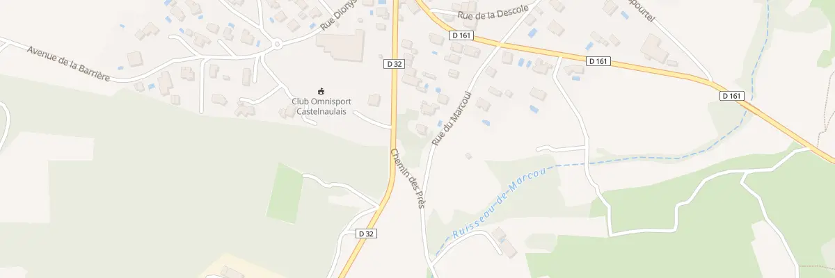 Plan du 5508 Rue de Marcoui à Castelnau-de-Guers