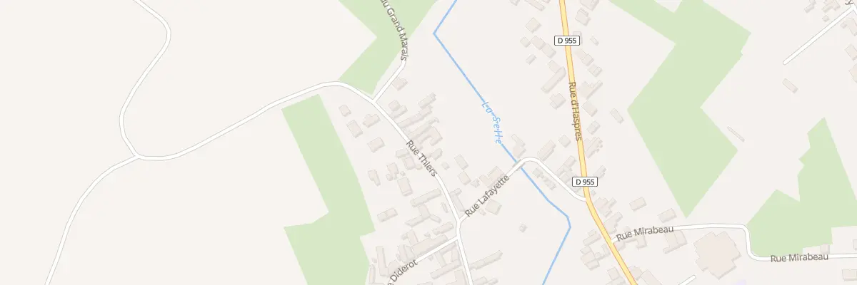 Plan du 4 Rue Thiers à Saulzoir