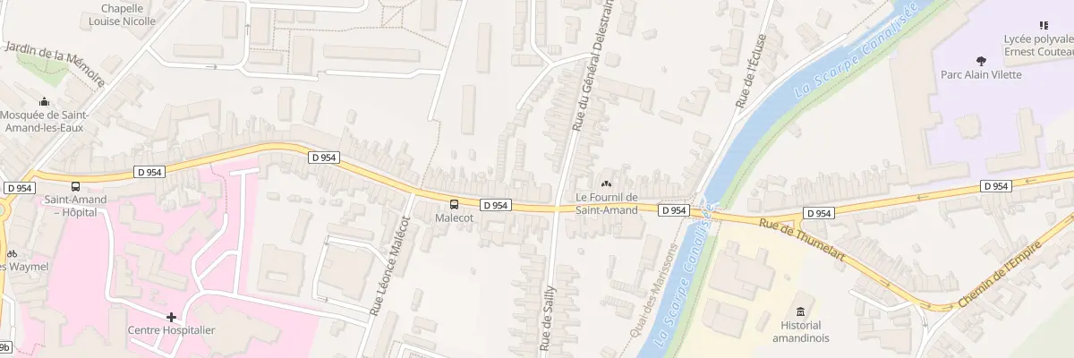 Plan du 131 Rue Louise de Bettignies à Saint-Amand-les-Eaux
