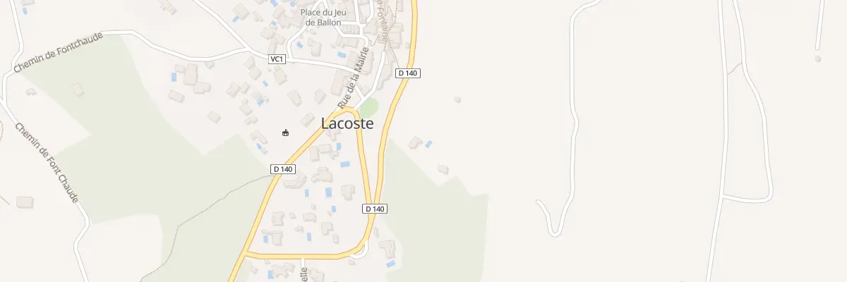 Plan du 5234 Les Condamines à Lacoste