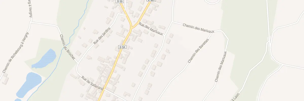 Plan du 5002 Rue des Barettes à Chivres-Val