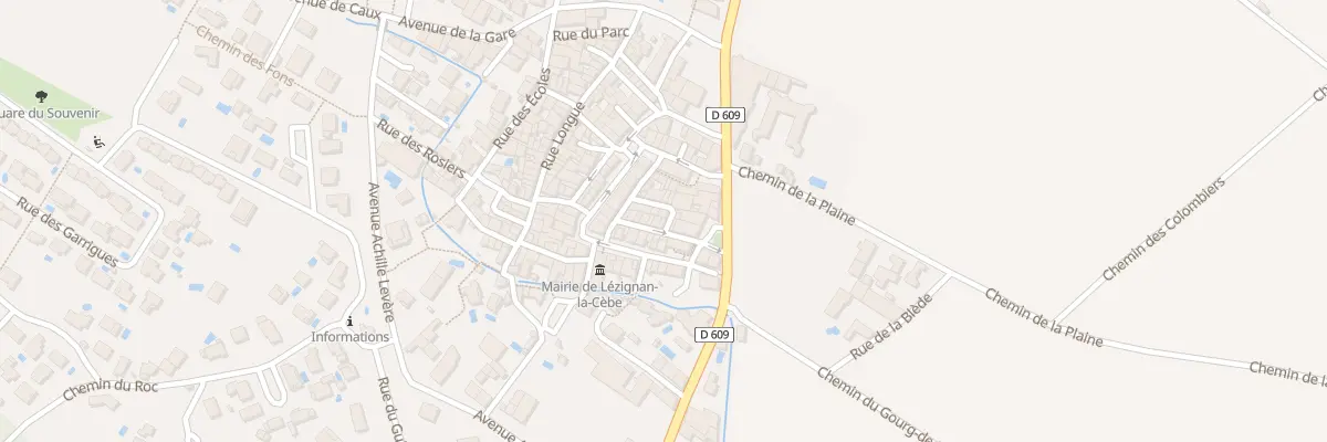 Plan du 11 Rue des Remparts à Lézignan-la-Cèbe