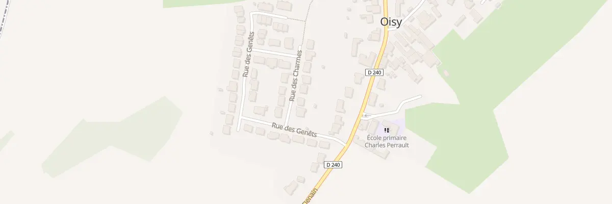Plan du 4 Rue des Charmes à Oisy