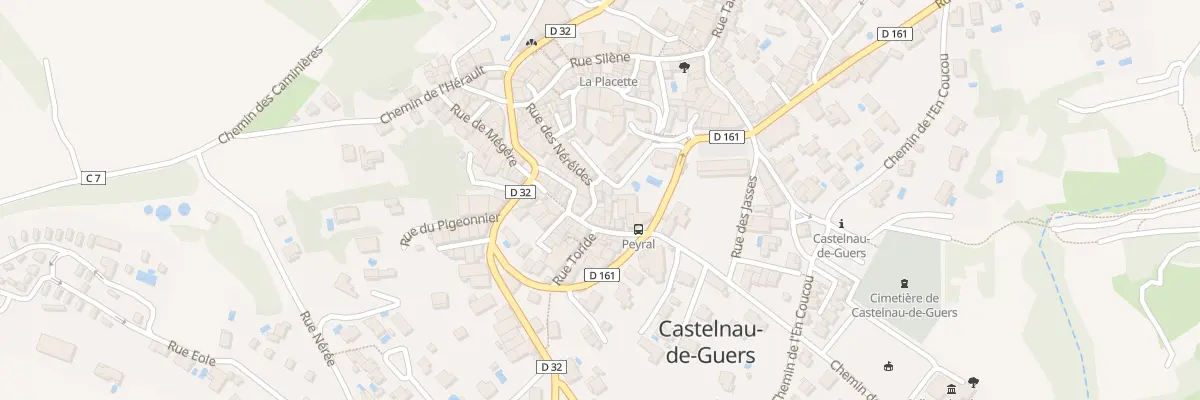Plan du 25 Rue des Nereides à Castelnau-de-Guers