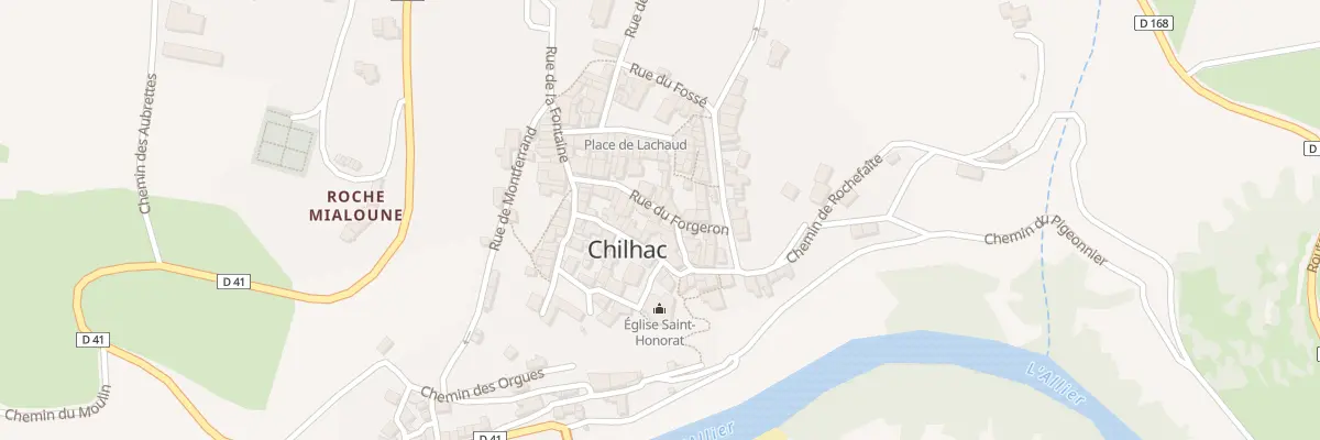 Plan du 5156 Le Bourg à Chilhac