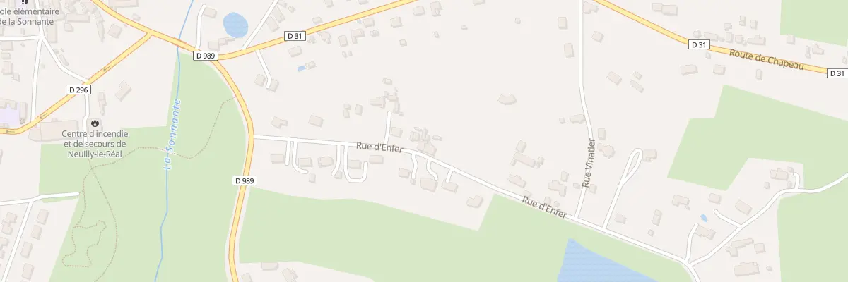 Plan du 16 Rue d’Enfer à Neuilly-le-Réal