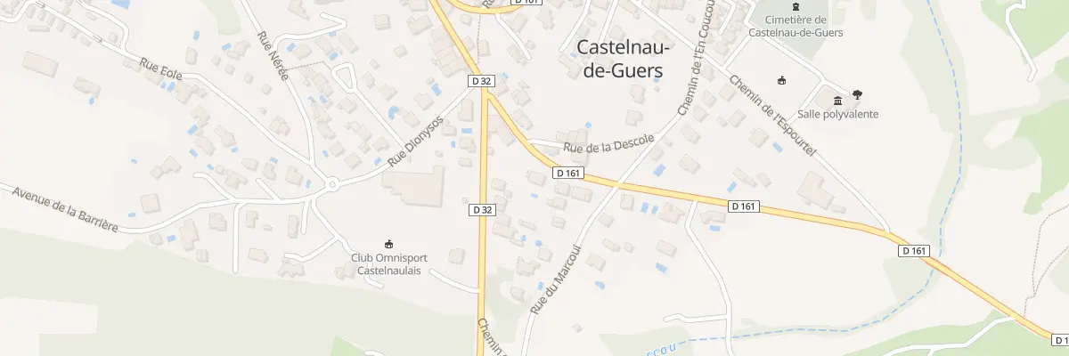 Plan du 6 Av de Pomérols à Castelnau-de-Guers