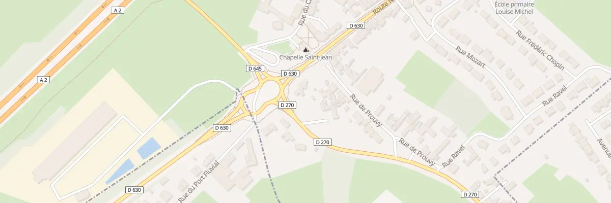 Plan du 2B Rte Nationale à Rouvignies