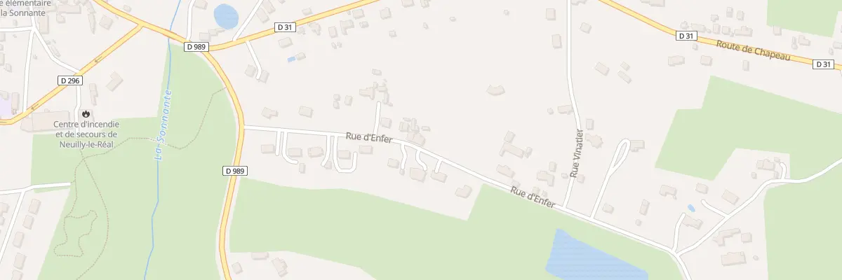 Plan du 16B Rue d’Enfer à Neuilly-le-Réal