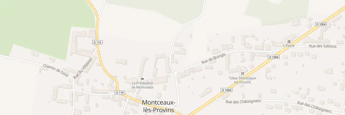 Plan du 2 Che de la Garenne à Montceaux-lès-Provins