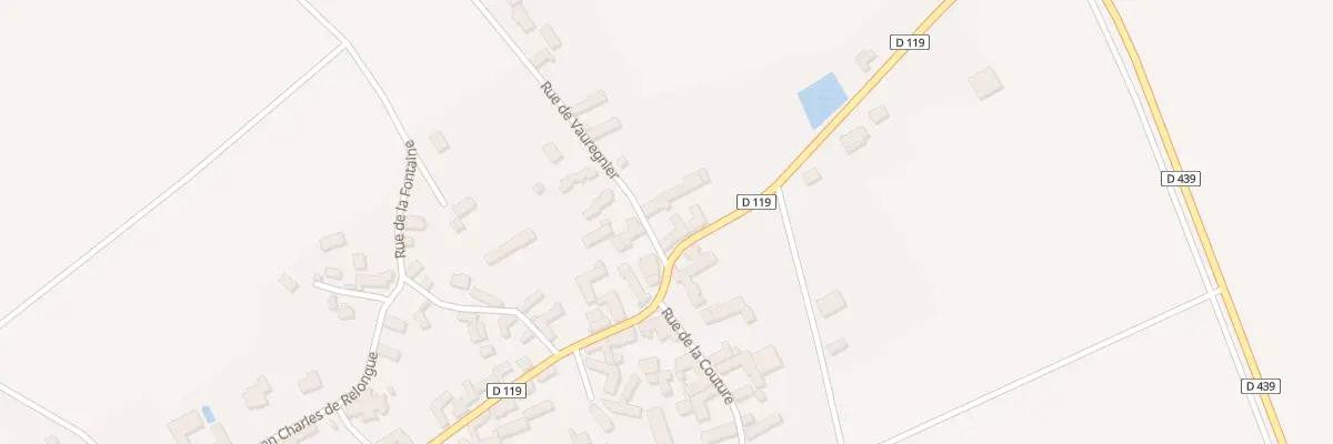 Plan du 12 Rue Thenard à La Louptière-Thénard