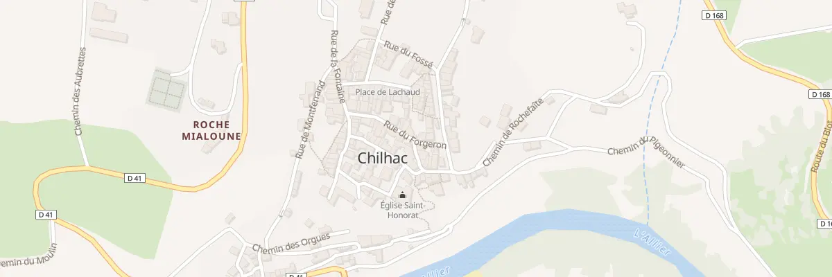 Plan du 5124 Le Bourg à Chilhac