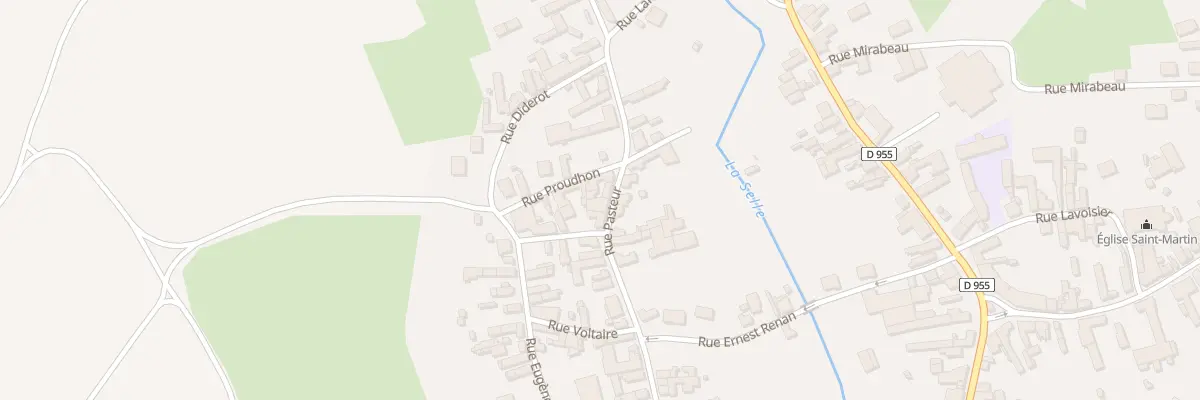 Plan du 43 Rue Pasteur à Saulzoir
