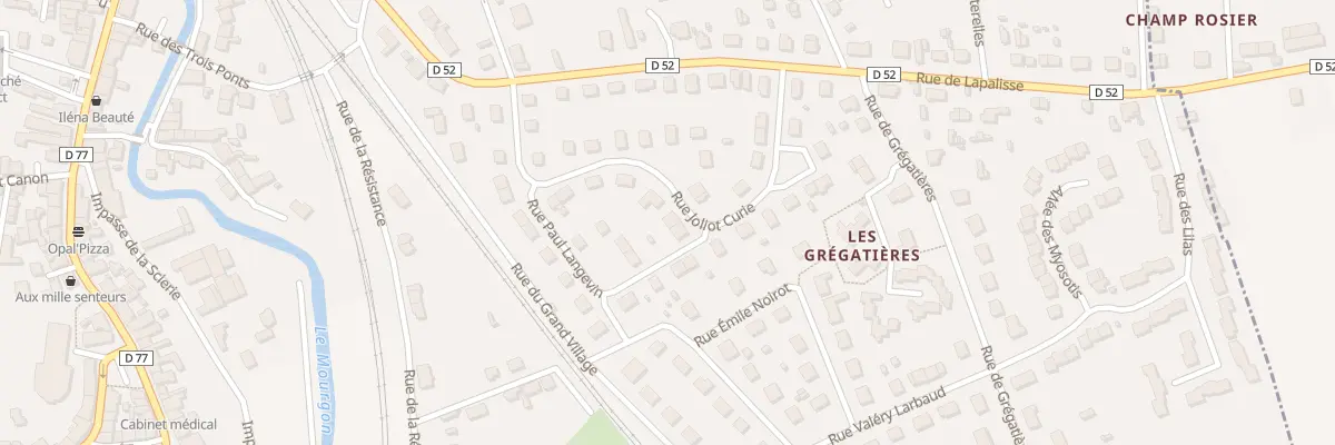 Plan du 20 Rue Joliot Curie à Saint-Germain-des-Fossés