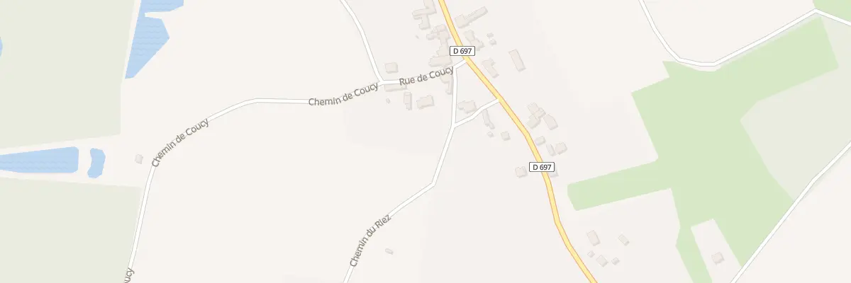 Plan du 3 Rue de Coucy à Versigny