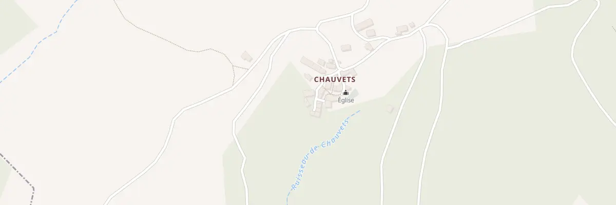 Plan du 5172 Chauvets à Monts-de-Randon