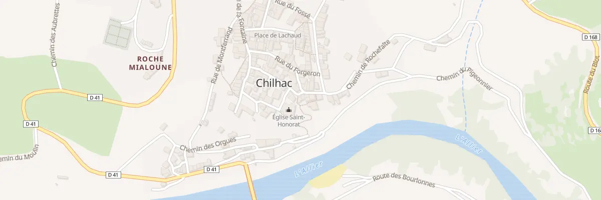 Plan du 5096 Le Bourg à Chilhac