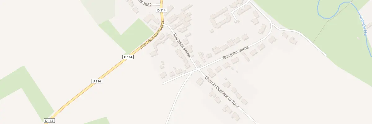 Plan du 24 Rue Jules Verne à Saulzoir