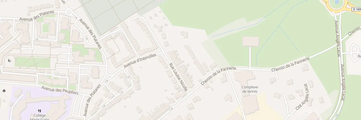 Plan du 28 Rue Louise Nicolle à Saint-Amand-les-Eaux