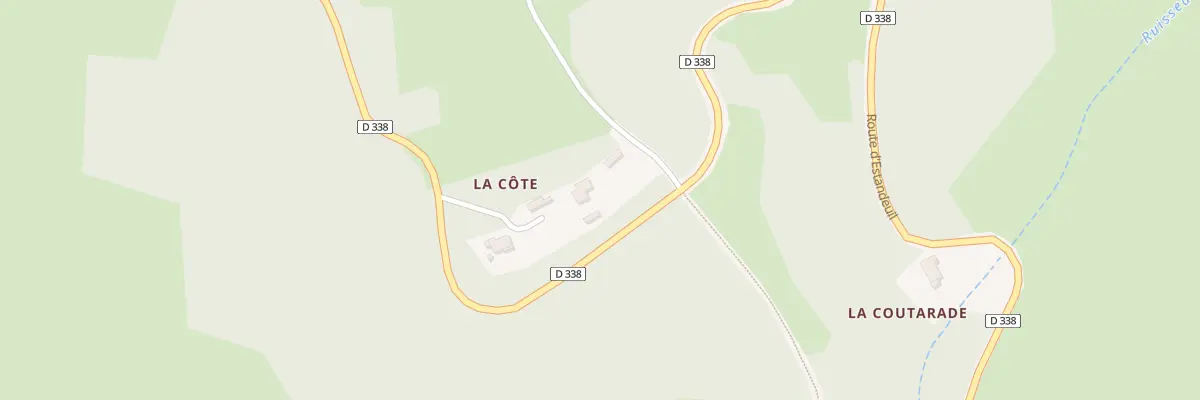 Plan du 5231 Les Cotes et Les Plaines à Estandeuil