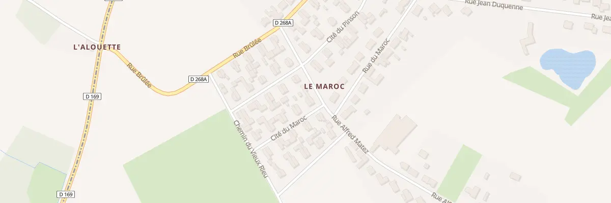 Plan du 32 Cite du Maroc à Thun-Saint-Amand