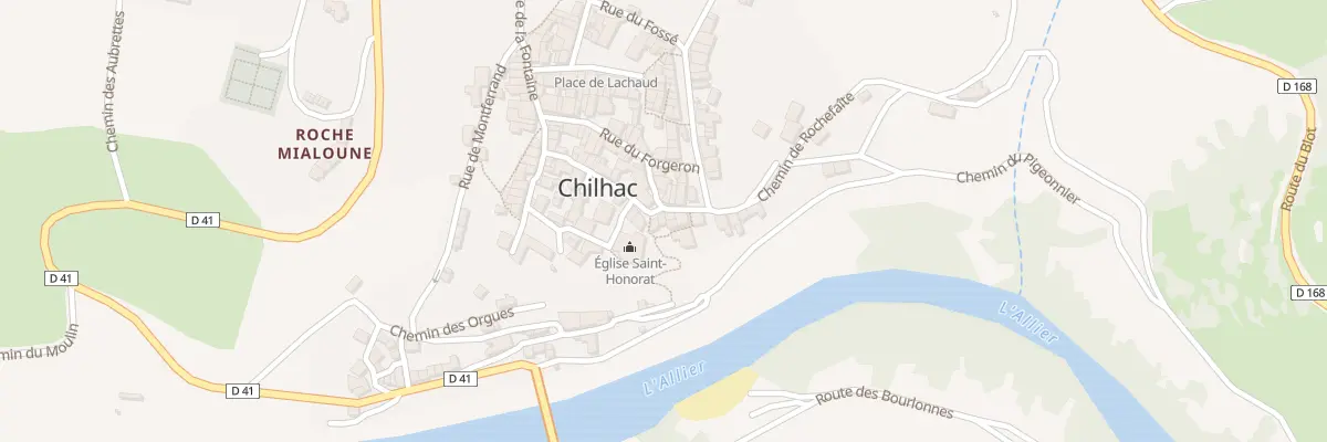 Plan du 5096A Le Bourg à Chilhac