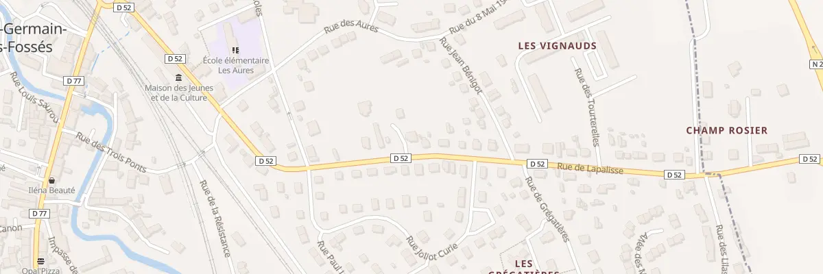Plan du 29B Rue de Lapalisse à Saint-Germain-des-Fossés