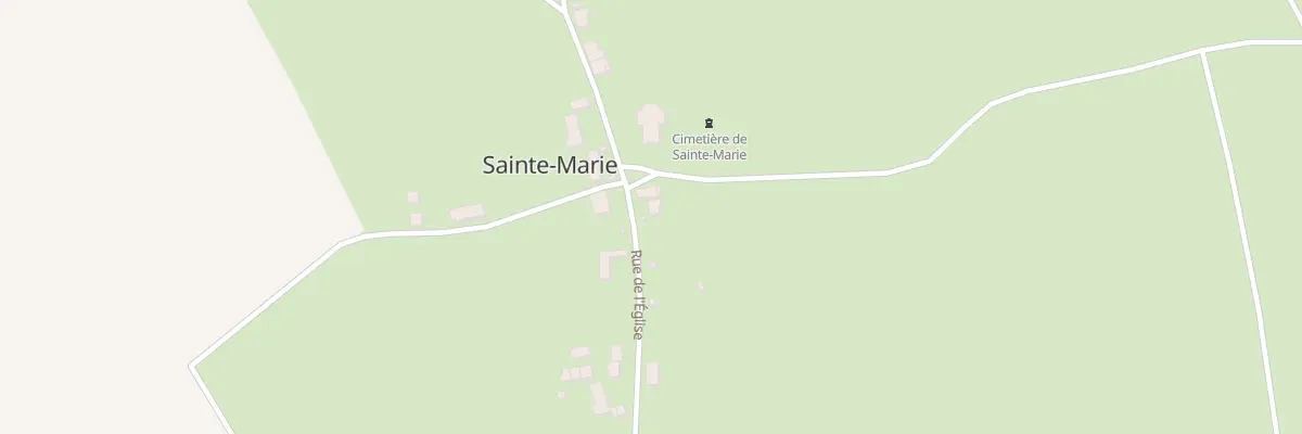 Plan du 9 Rue de l’Eglise à Sainte-Marie