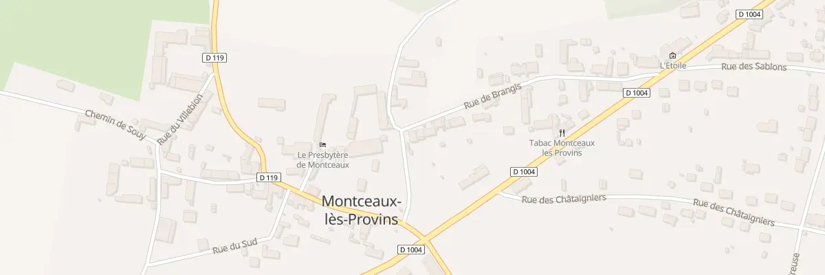 Plan du 2 Rue de Brangis à Montceaux-lès-Provins