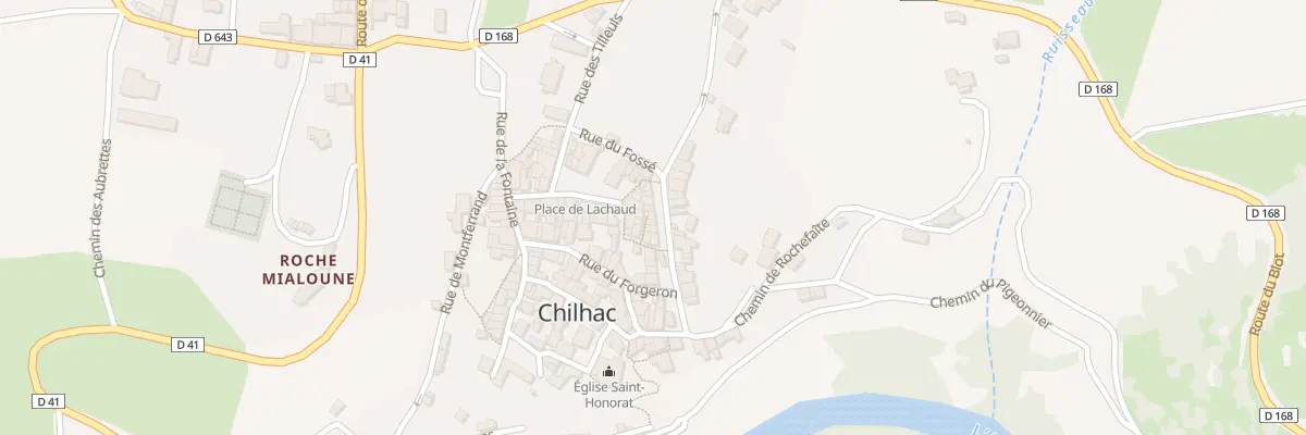 Plan du 5140 Le Bourg à Chilhac