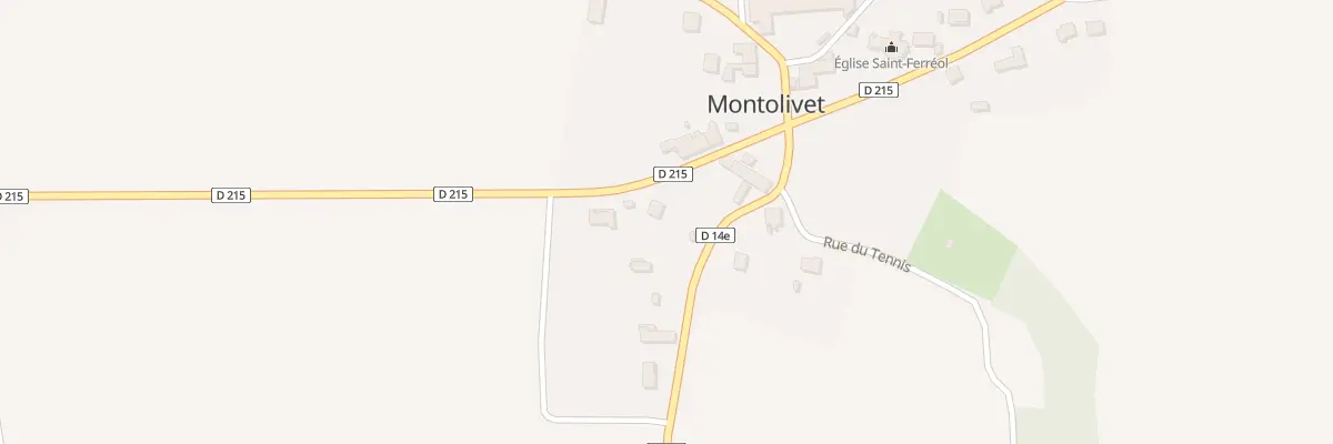 Plan du 3 Rue d’Onoz à Montolivet