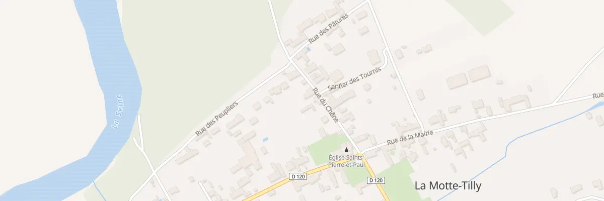 Plan du 3B Rue du Chêne à La Motte-Tilly