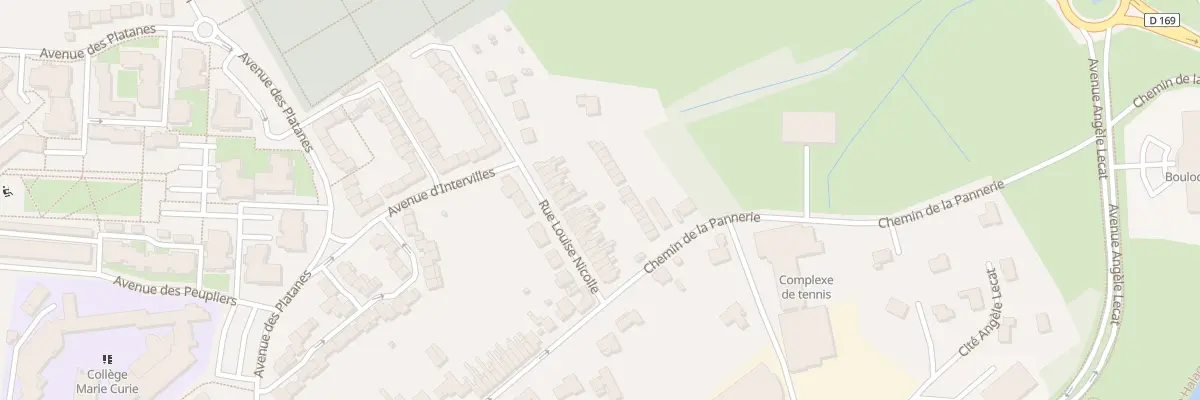 Plan du 22 Rue Louise Nicolle à Saint-Amand-les-Eaux