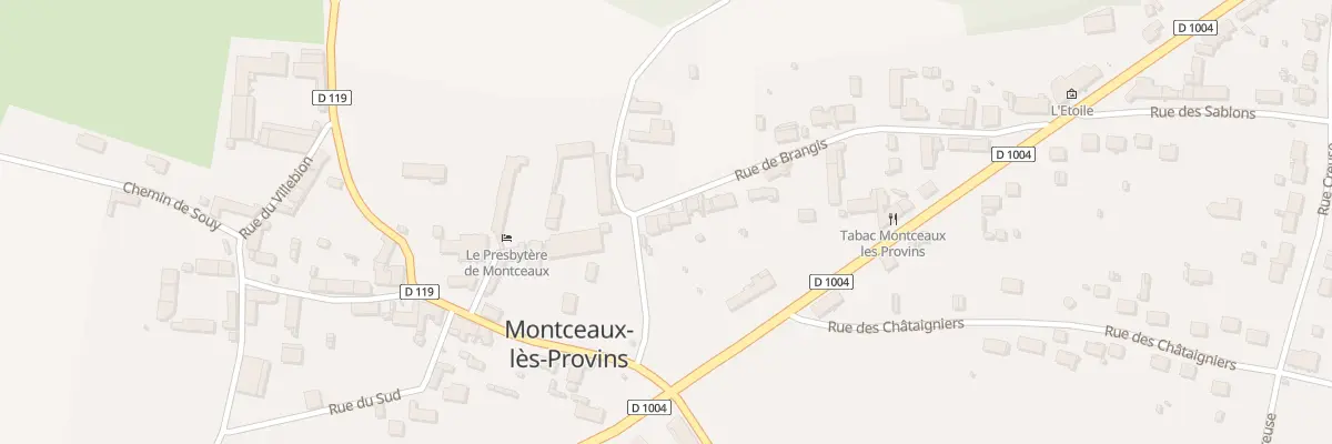 Plan du 4 Rue de Brangis à Montceaux-lès-Provins