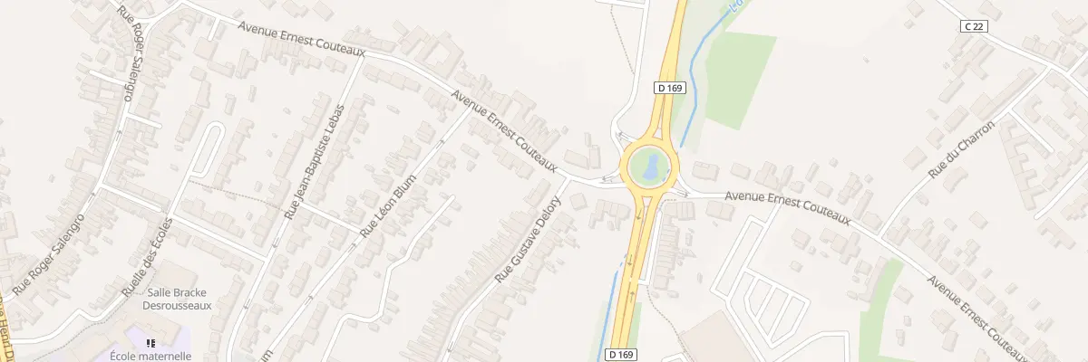 Plan du 207 Rue Gustave Delory à Saint-Amand-les-Eaux