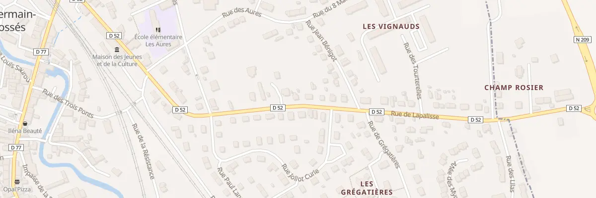 Plan du 31 Rue de Lapalisse à Saint-Germain-des-Fossés