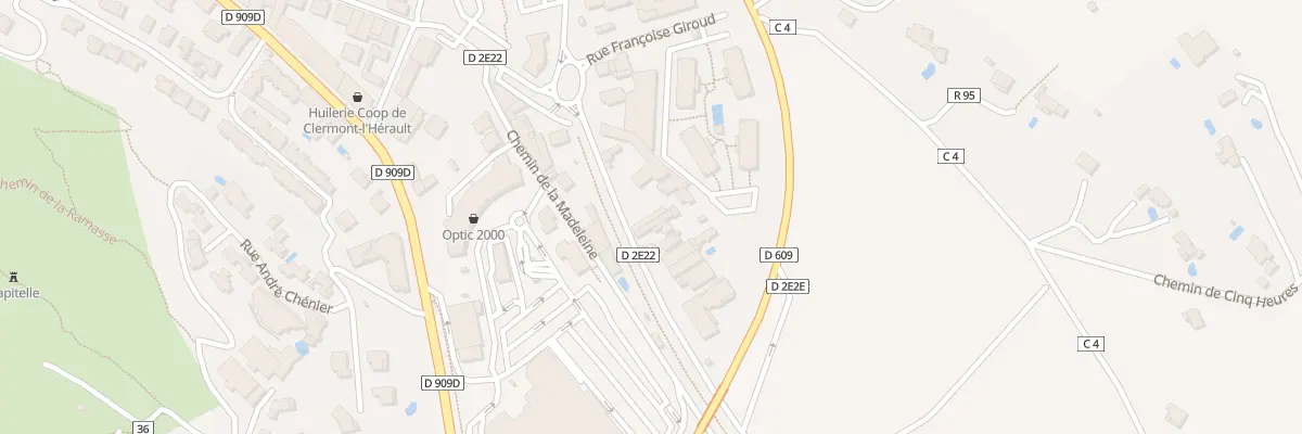Plan du 45 Av Raymond Lacombe à Clermont-l’Hérault