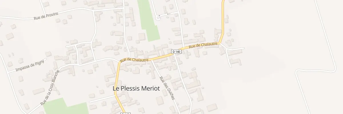 Plan du 14 Rte de Chalautre au Mériot