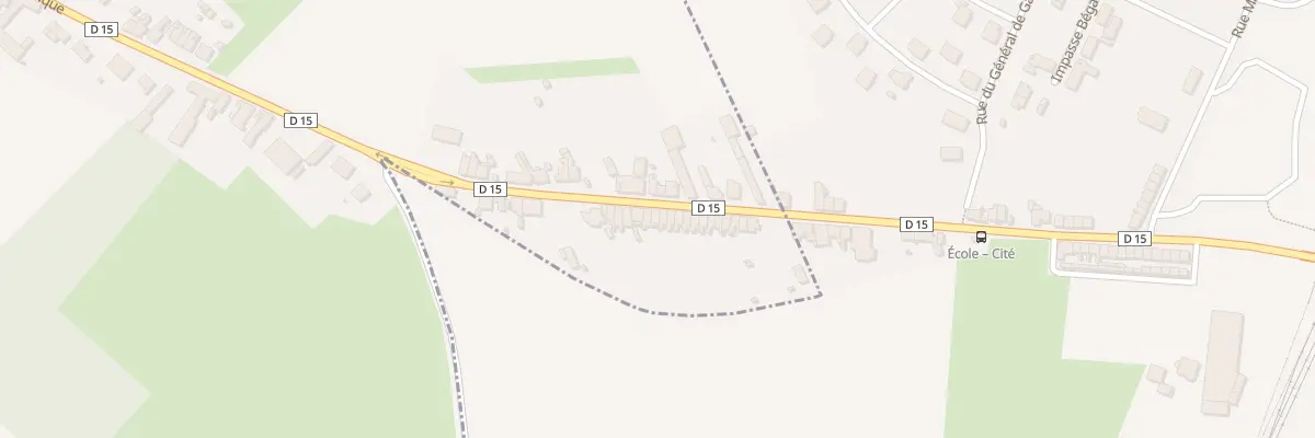 Plan du 156 Rue de la République à Maretz