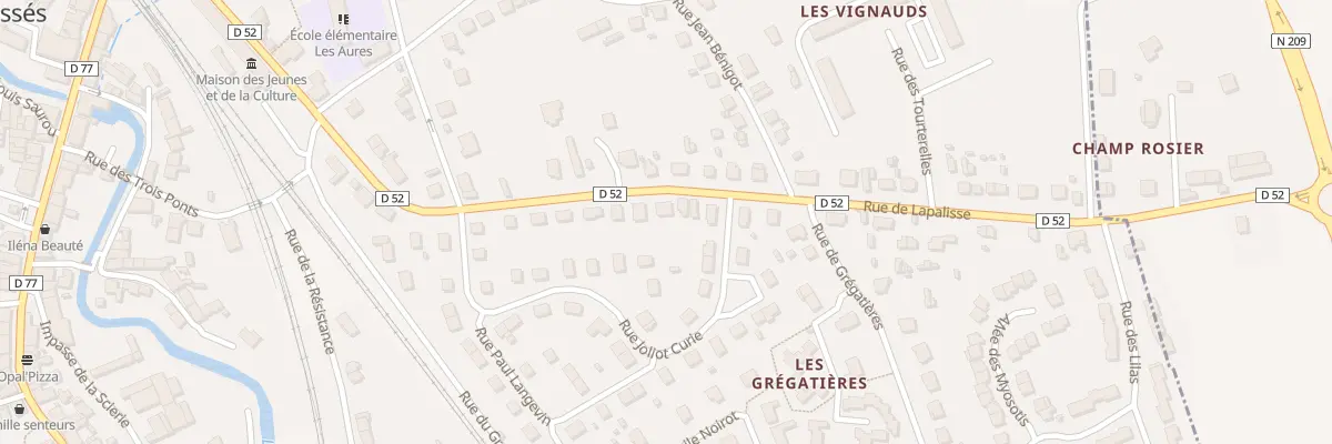 Plan du 38 Rue de Lapalisse à Saint-Germain-des-Fossés