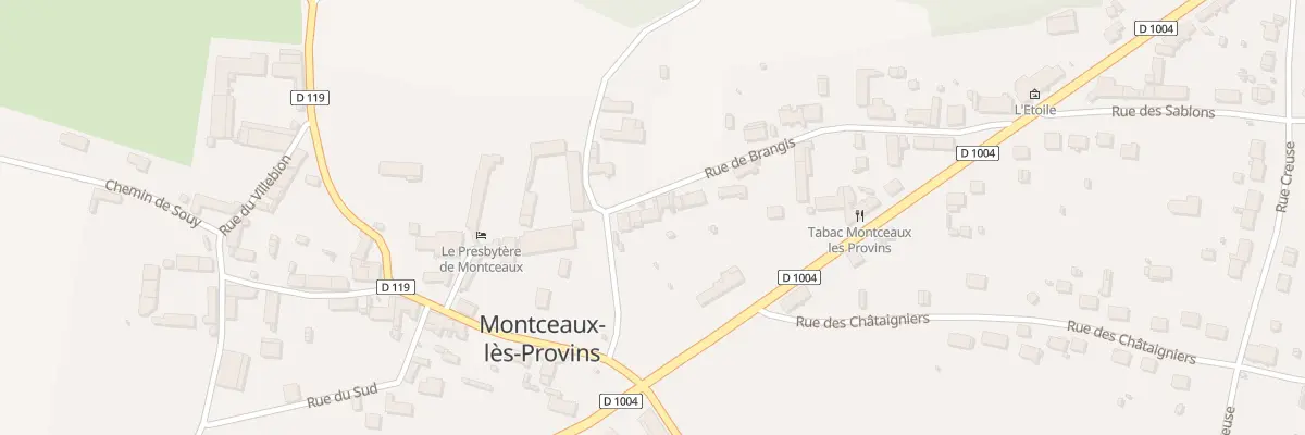 Plan du 6 Rue de Brangis à Montceaux-lès-Provins