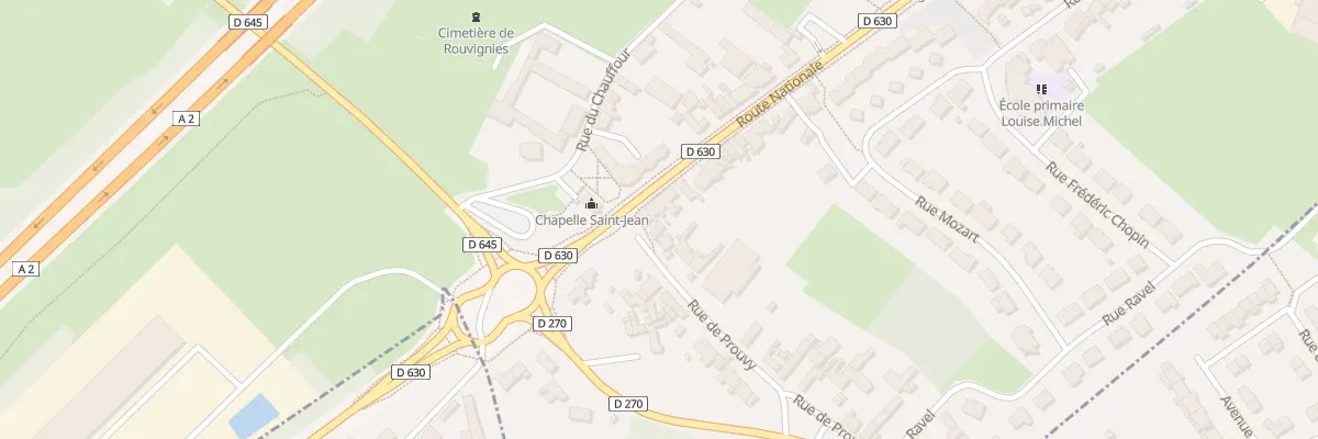 Plan du 4 Rte Nationale à Rouvignies