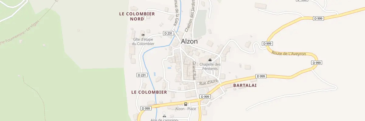 Plan du 5059 Le Colombier à Alzon