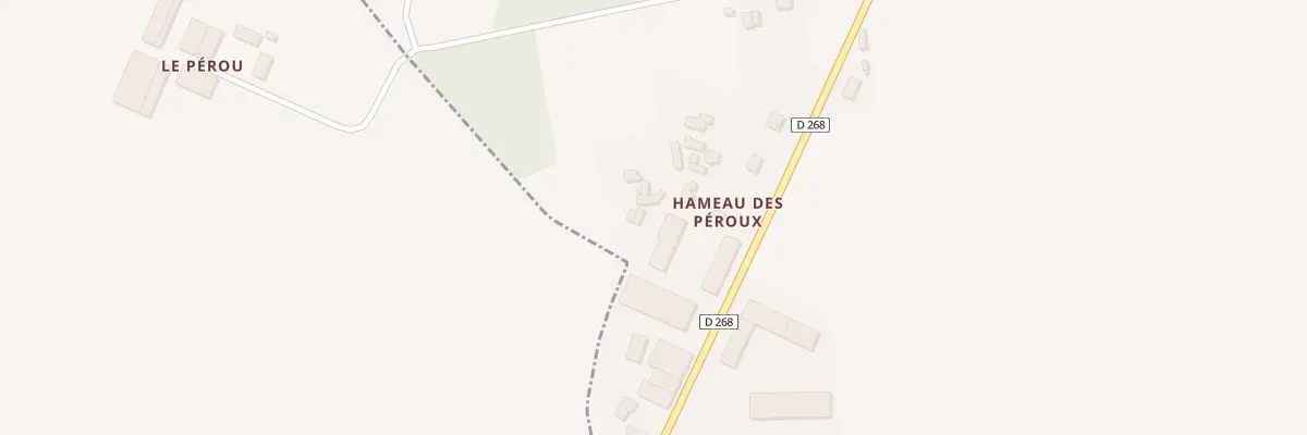 Plan du 8 Ham du Peroux à Rongères